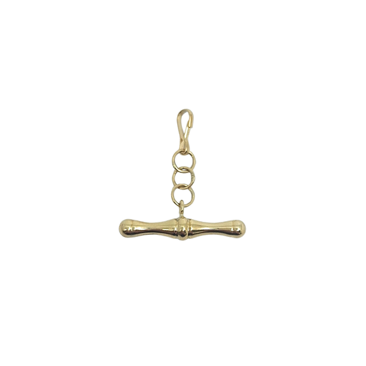 9ct Yellow Gold T-Bar Charm