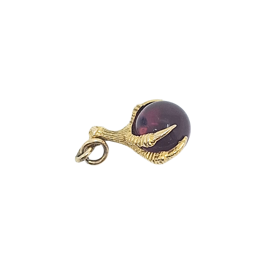 9ct Yellow Gold Eagle Claw Charm