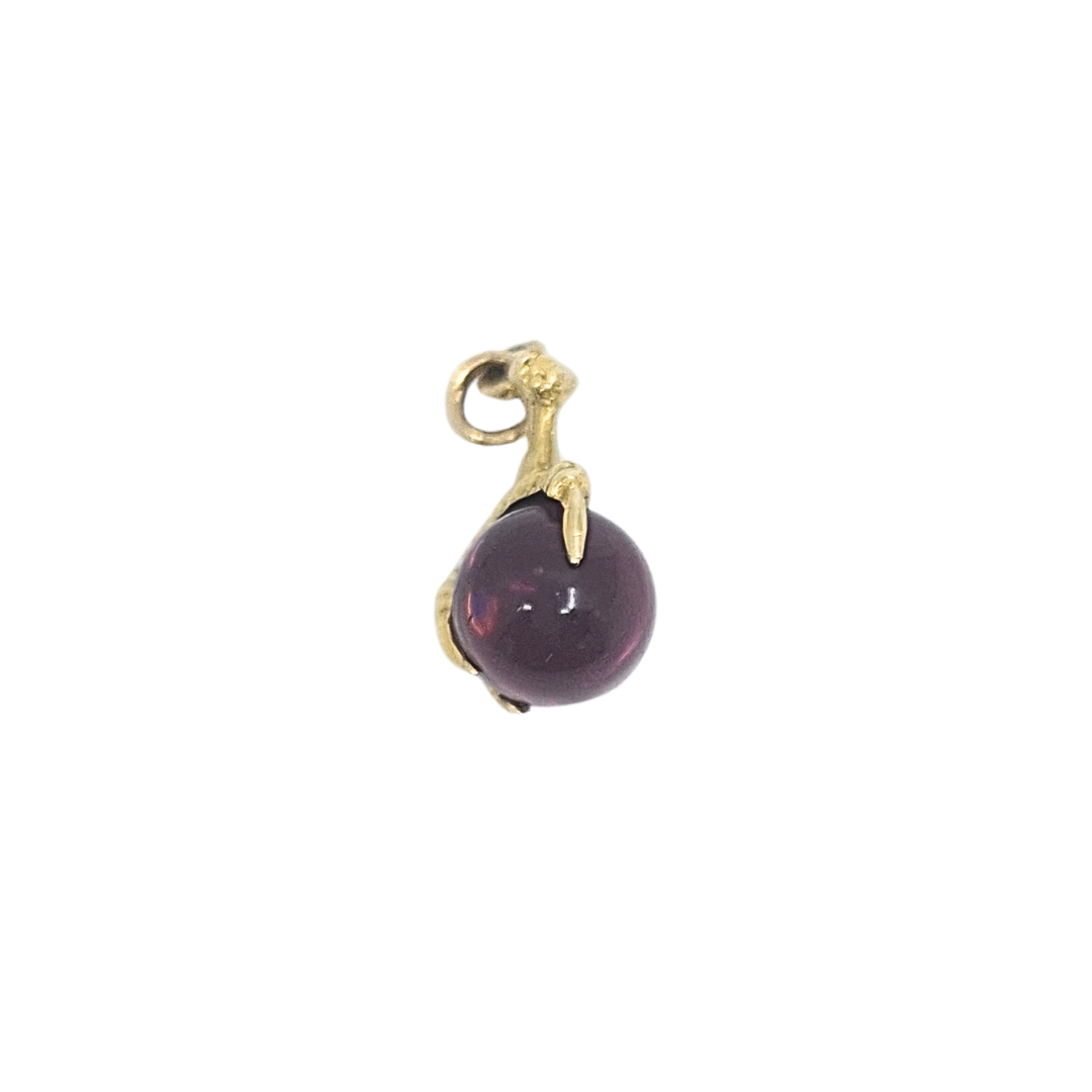 9ct Yellow Gold Eagle Claw Charm