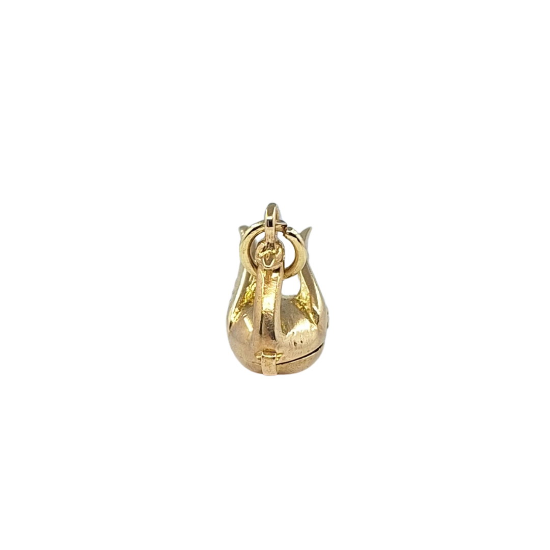 9ct Yellow Gold Swan With Ballerina Charm