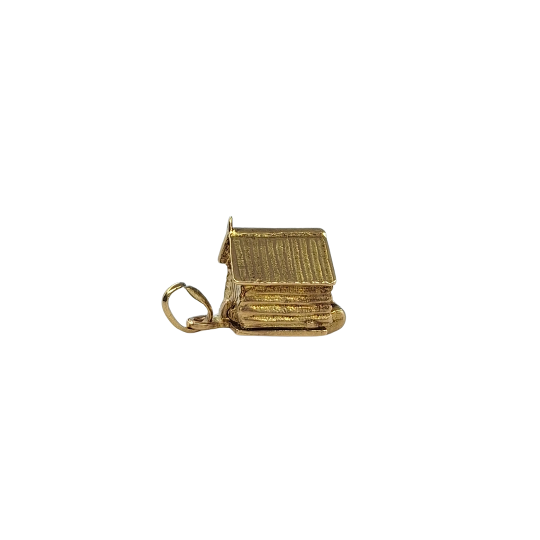 9ct Yellow Gold Shed Charm