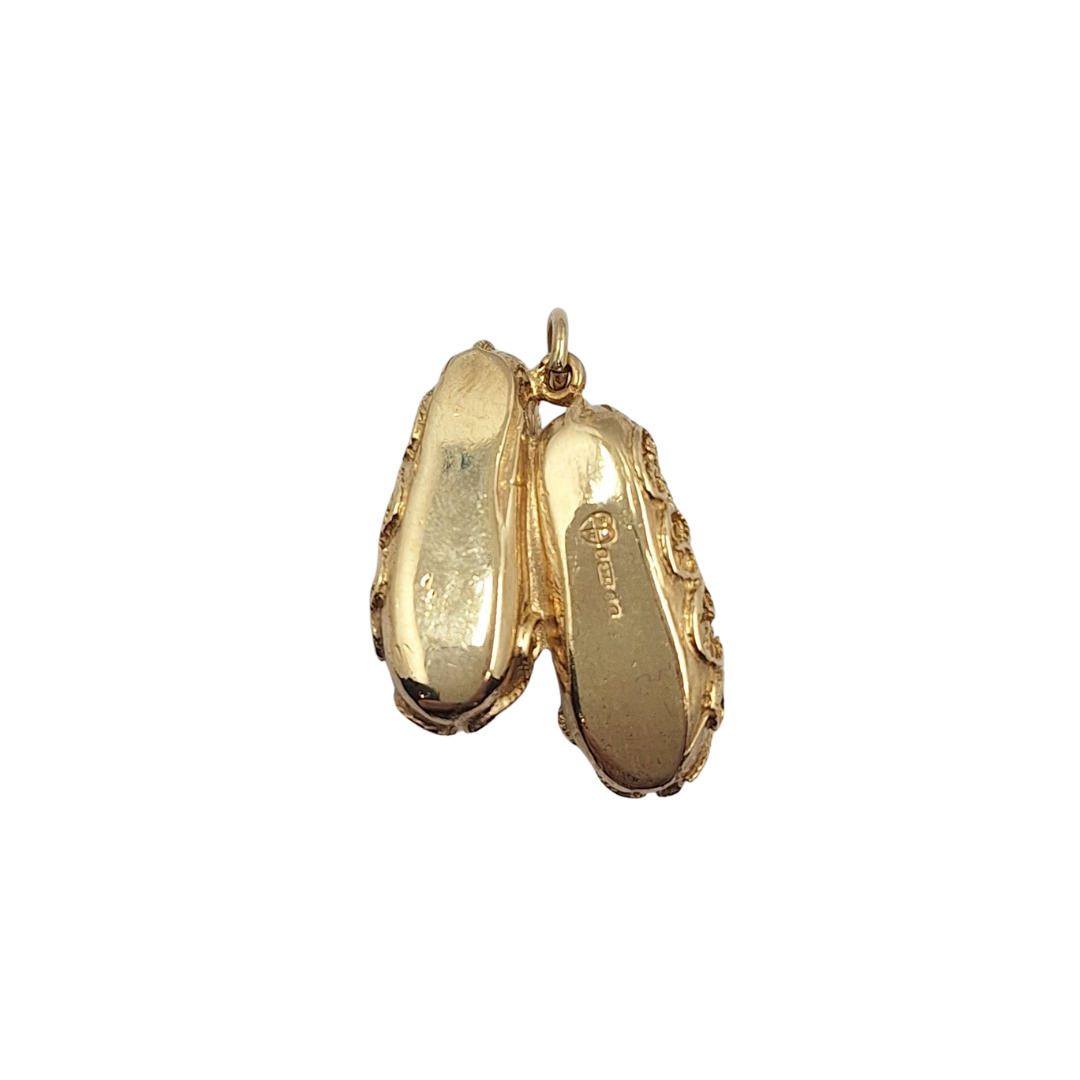 9ct Yellow Gold Fancy Shoes Charm