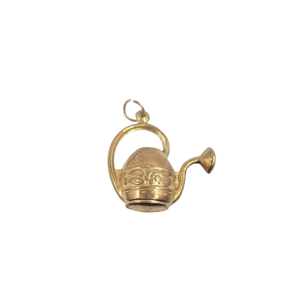 9ct Yellow Gold Watering Can Charm