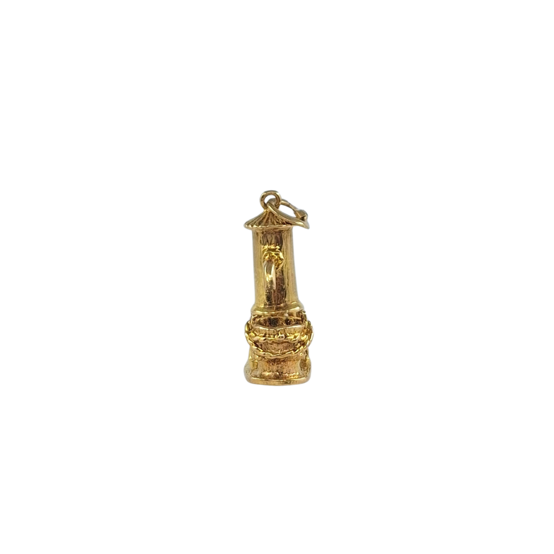9ct Yellow Gold Water Pump Charm