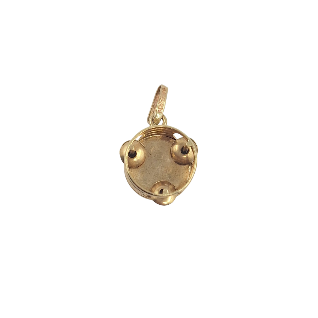 9ct Yellow Gold Tambourine Charm