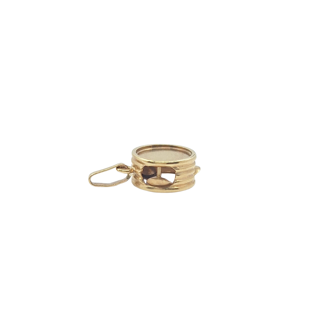 9ct Yellow Gold Tambourine Charm