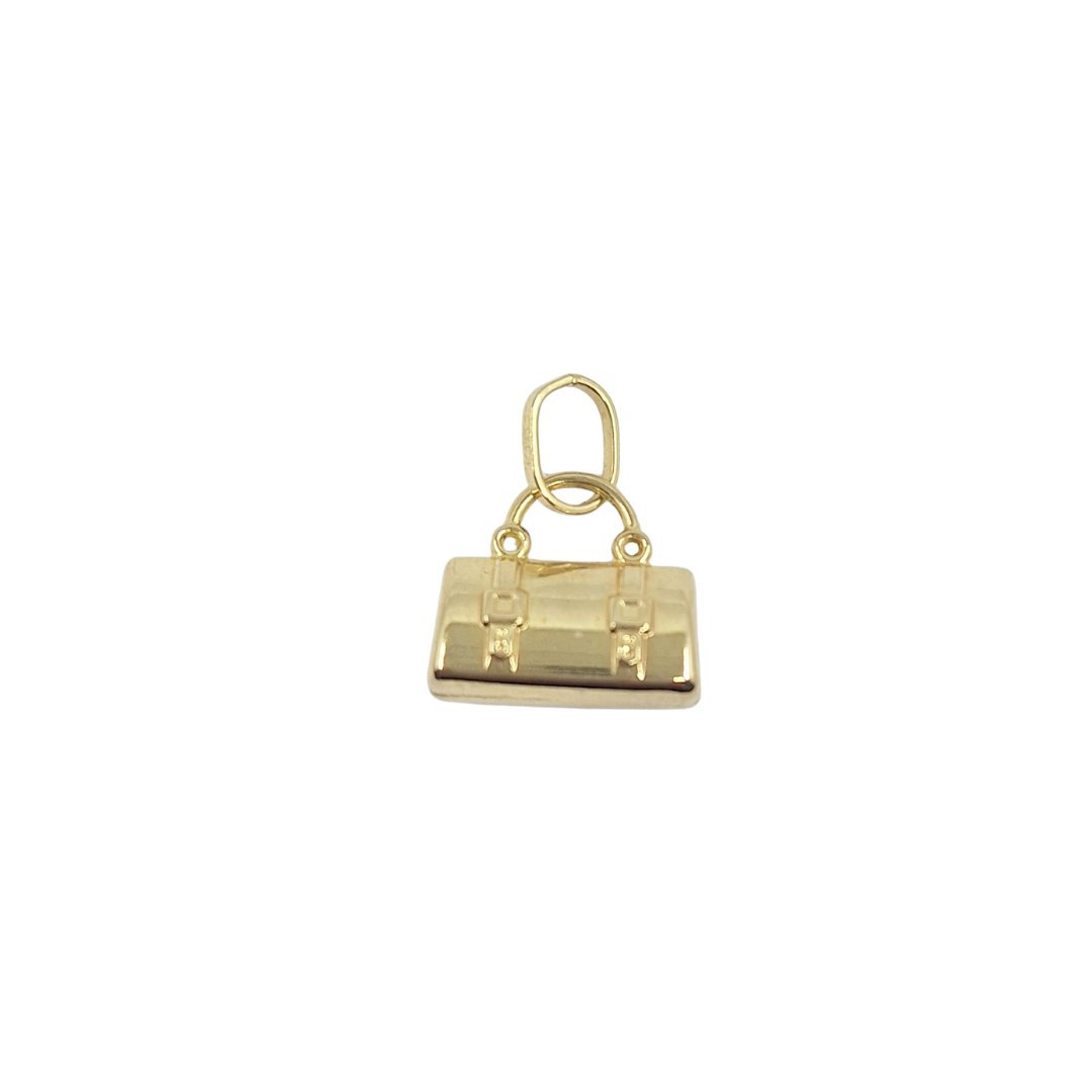 9ct Yellow Gold Hollow Handbag Charm