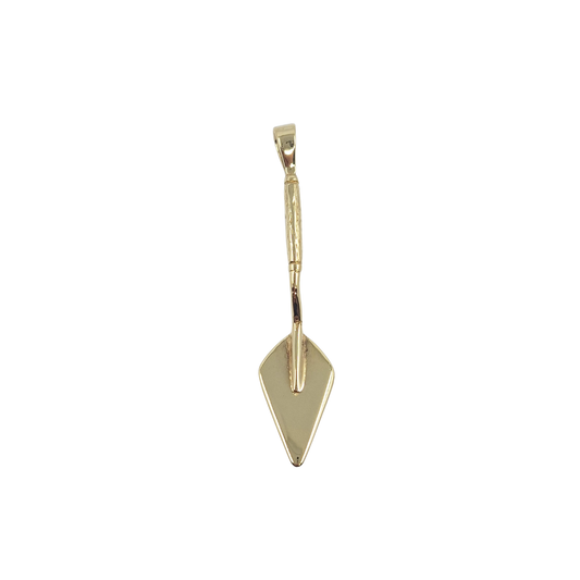 9ct Yellow Gold Garden Trowel Pendant