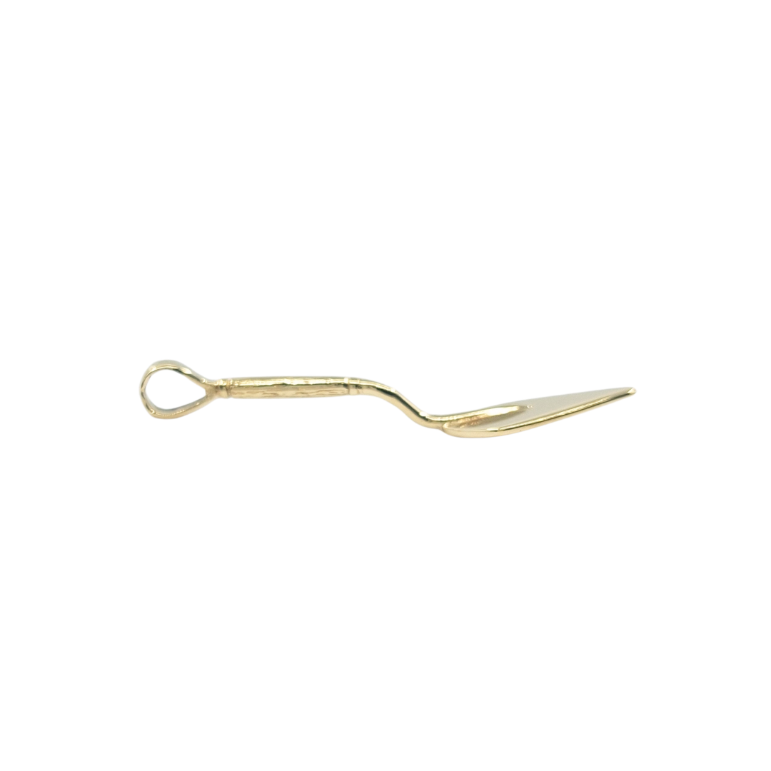 9ct Yellow Gold Garden Trowel Pendant