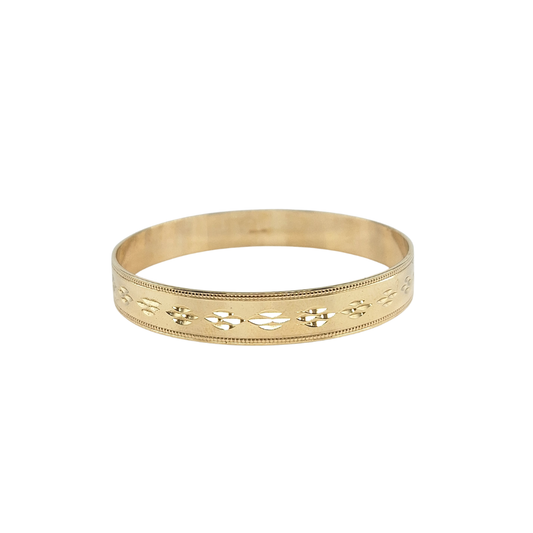 9ct Yellow Gold Slave Baby Bangle