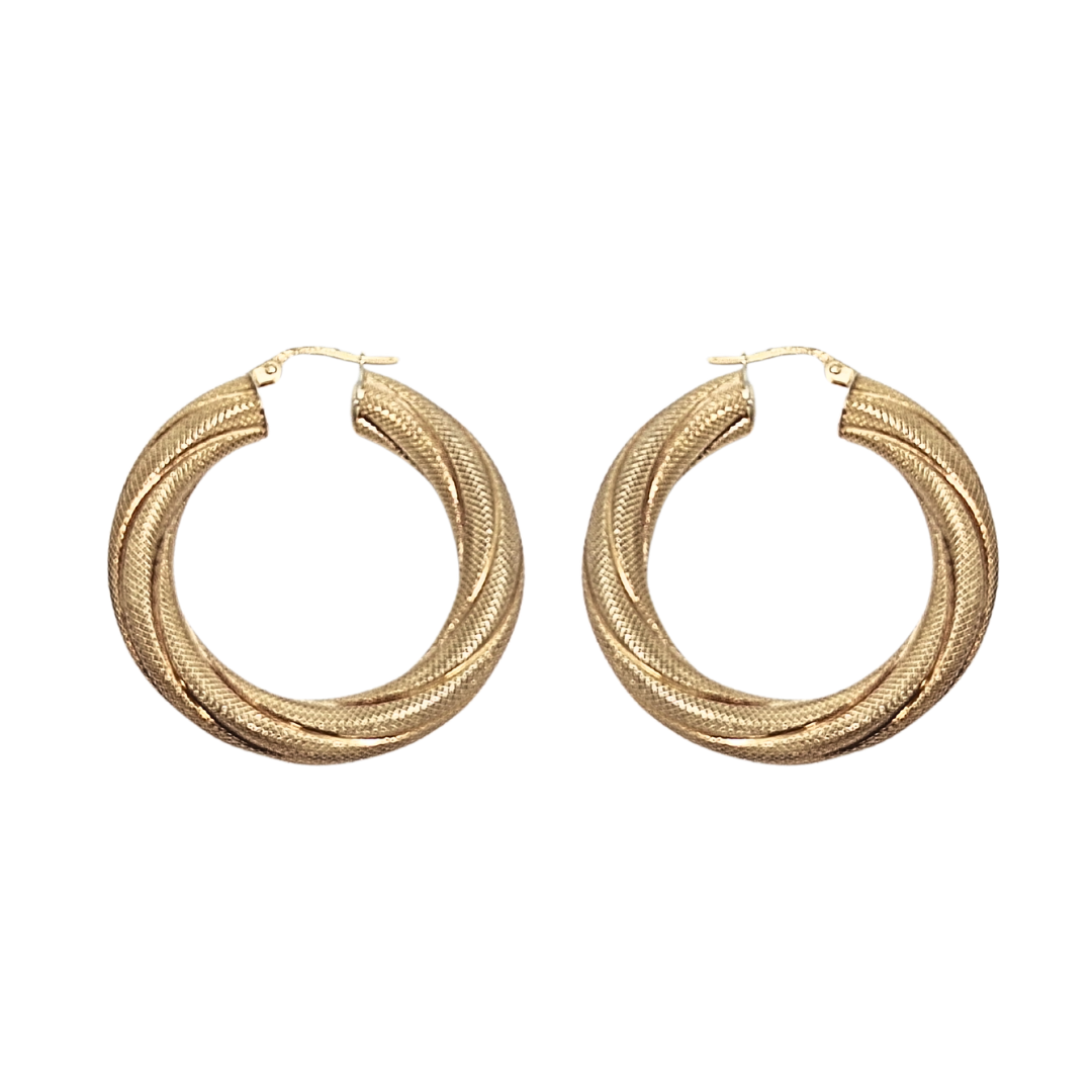 9ct Yellow Gold Hoop earrings