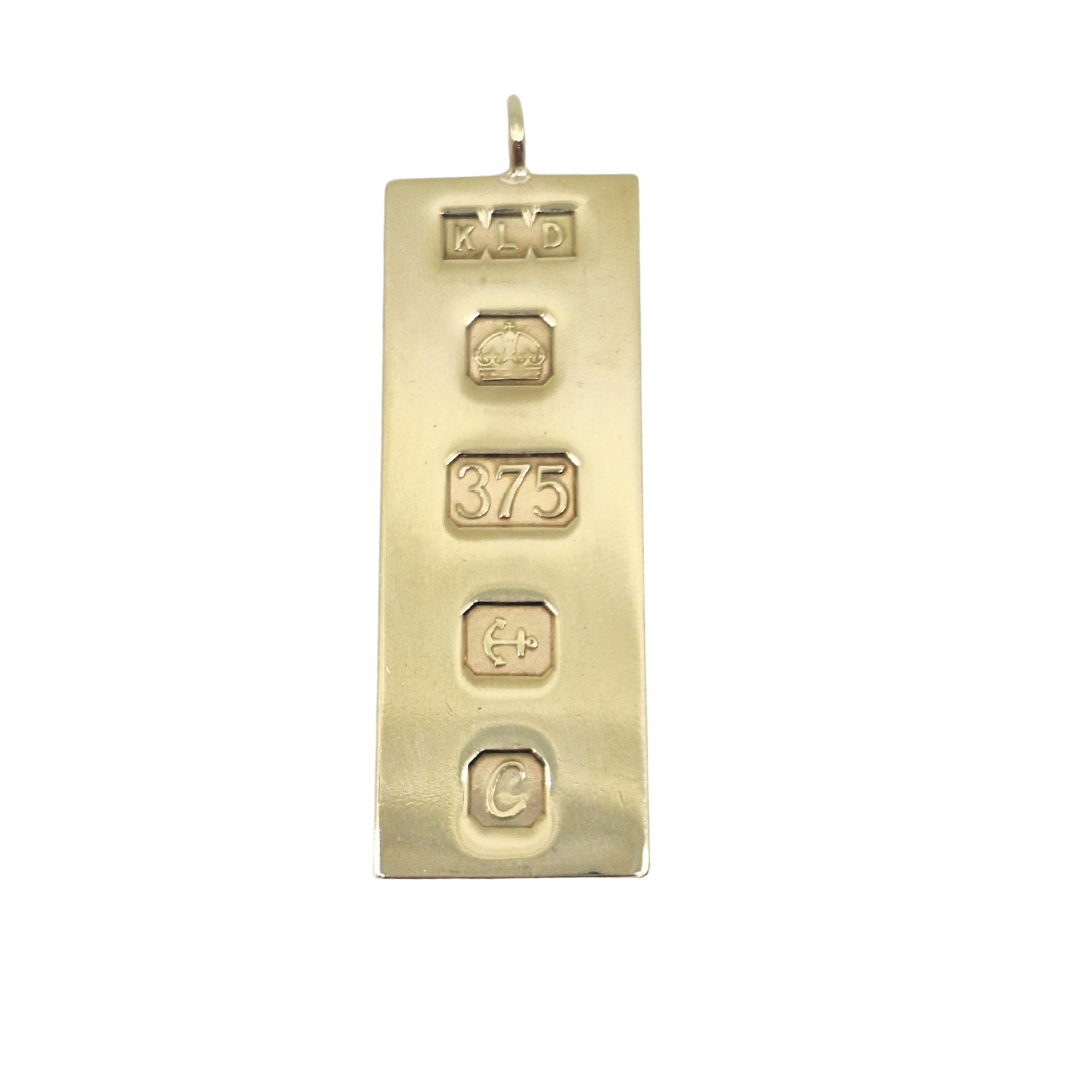 9ct Yellow Gold Ingot