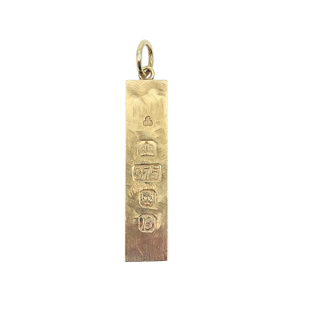 9ct Yellow Gold Ingot