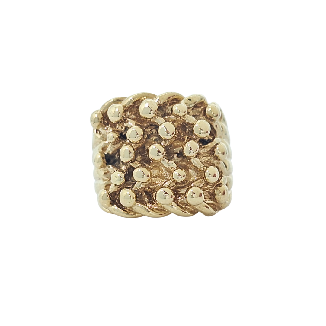 9ct Yellow Gold Keeper Ring