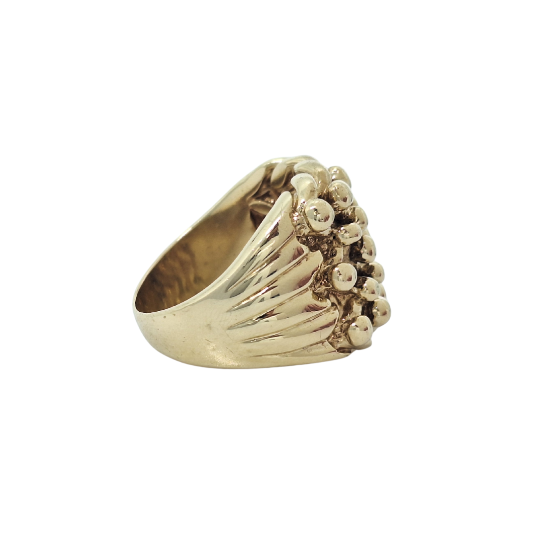 9ct Yellow Gold Keeper Ring
