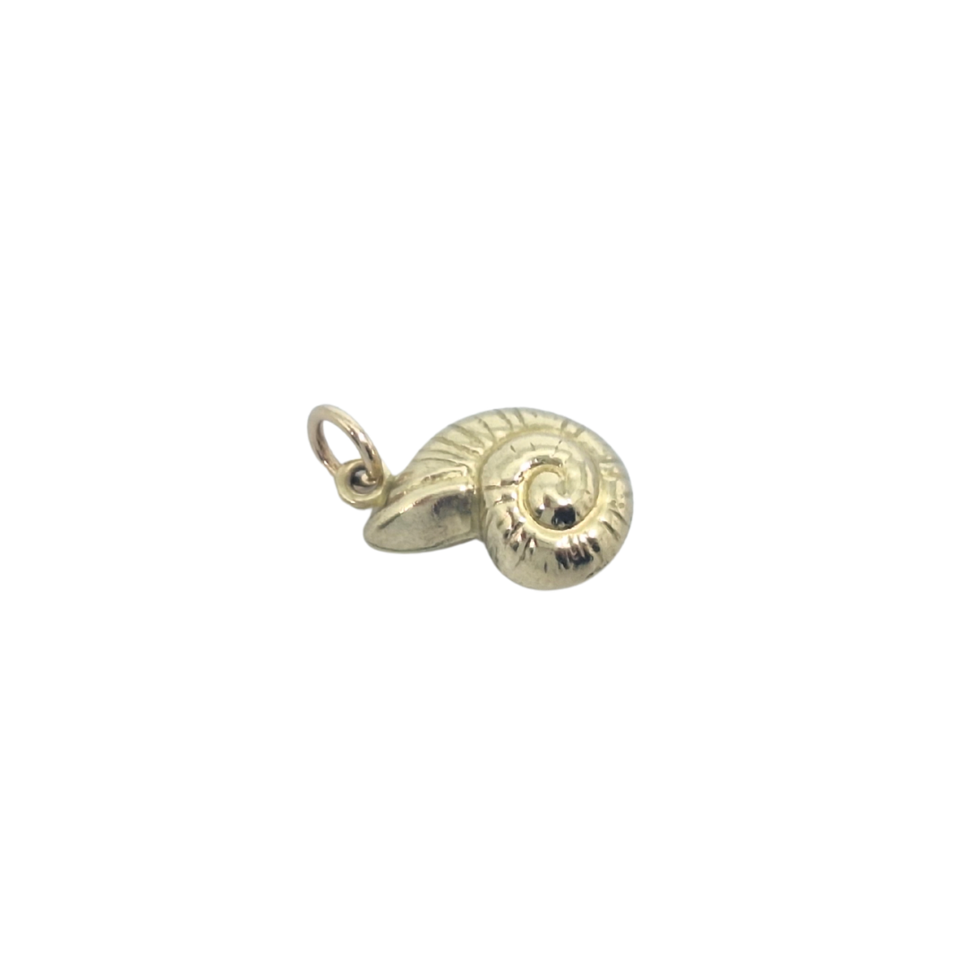 9ct Yellow Gold Hollow Shell Charm