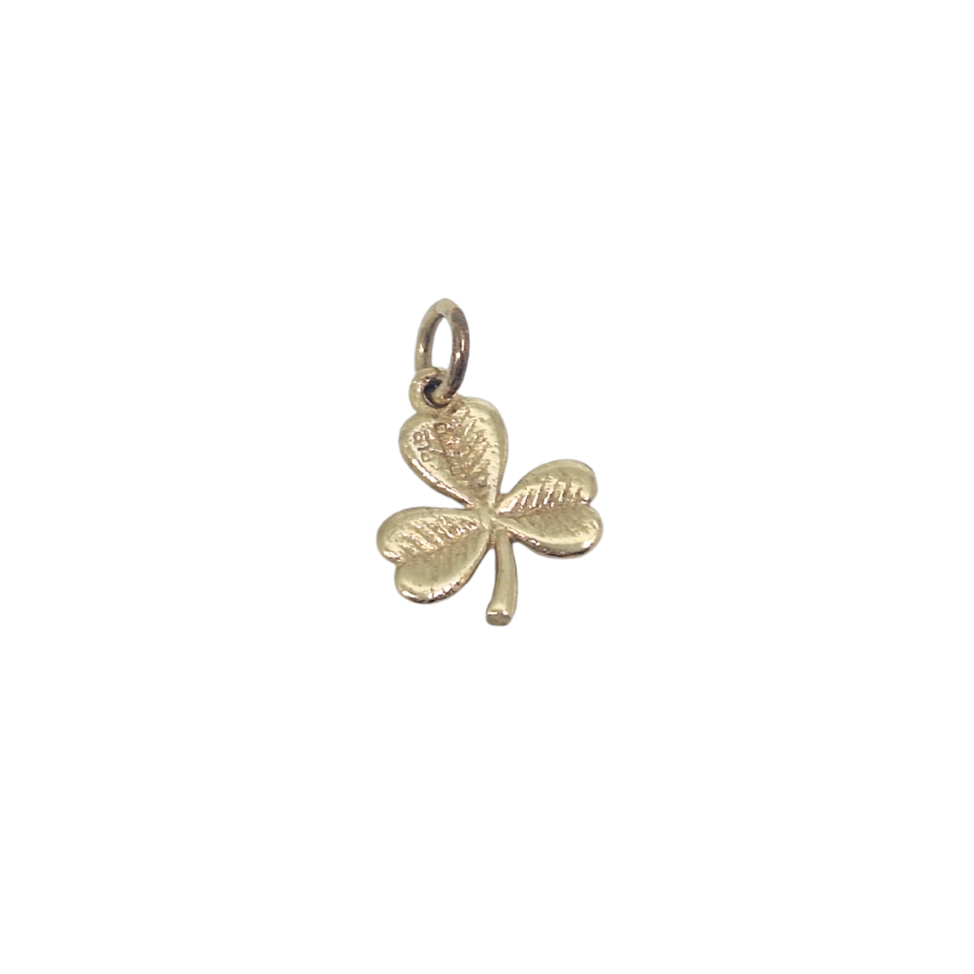 9ct Yellow Gold Clover Charm