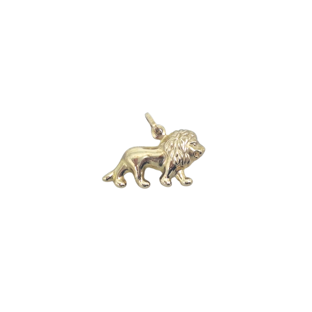 9ct Yellow Gold Lion Charm