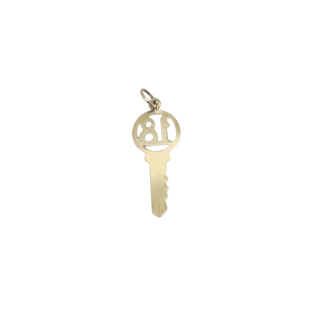9ct Yellow Gold 18 Charm