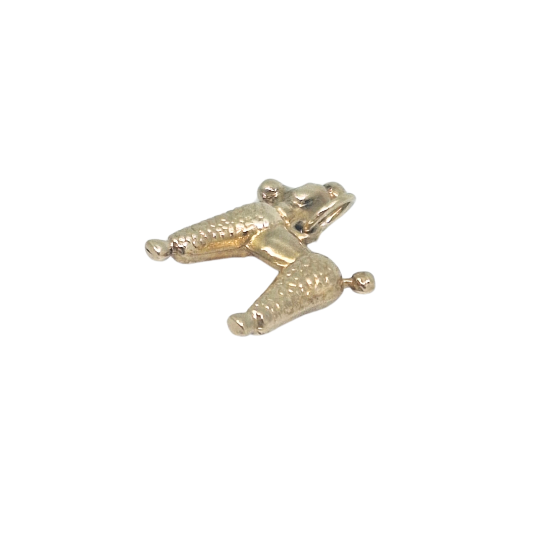 9ct Yellow Gold Poodle Charm