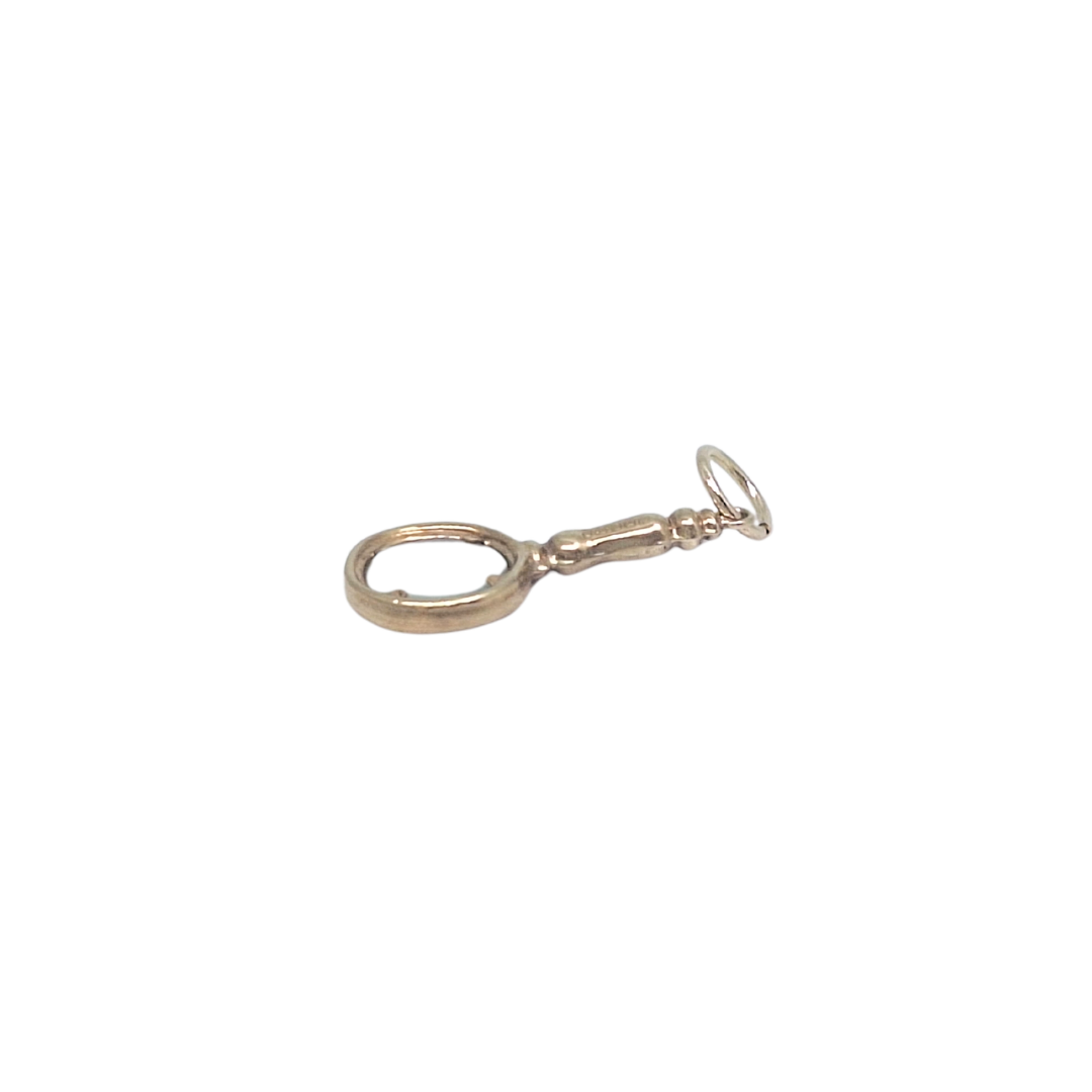 9ct Yellow Gold Magnifying Glass Charm