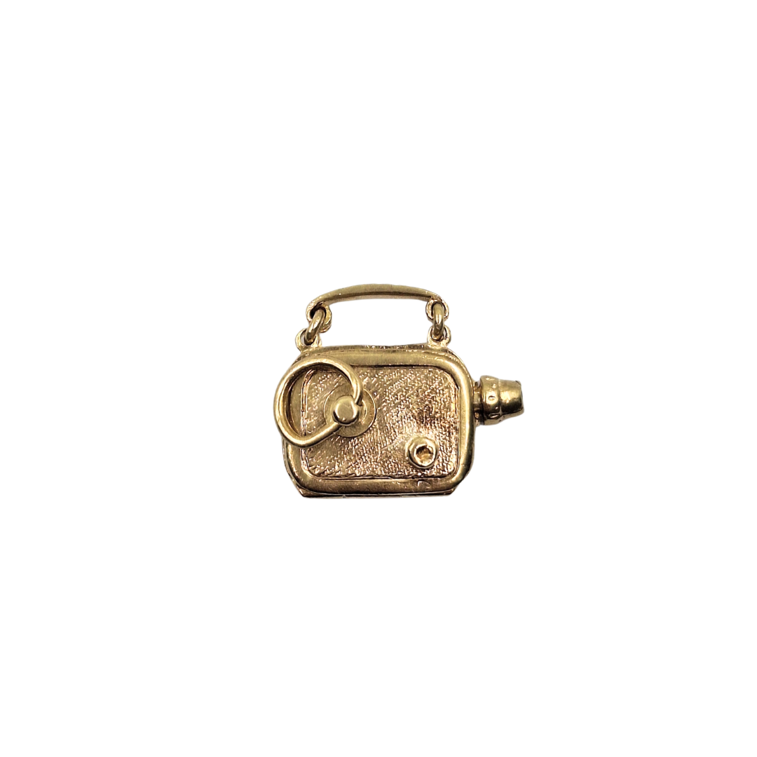 9ct Yellow Gold Opening Cine Camera Charm