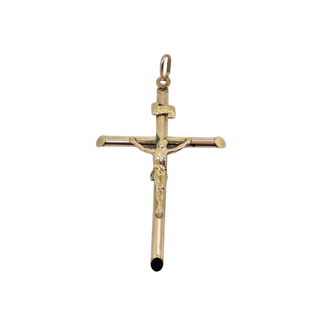 9ct Yellow Gold Crucifix