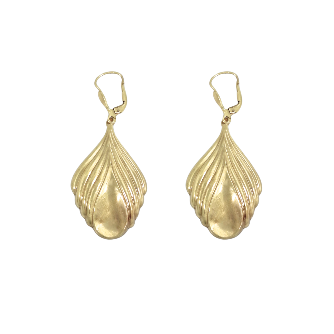 9ct Yellow Gold Drop Earrings