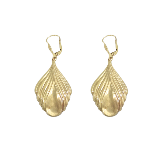 9ct Yellow Gold Drop Earrings