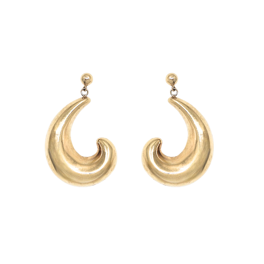 9ct Yellow Gold Drop Earrings