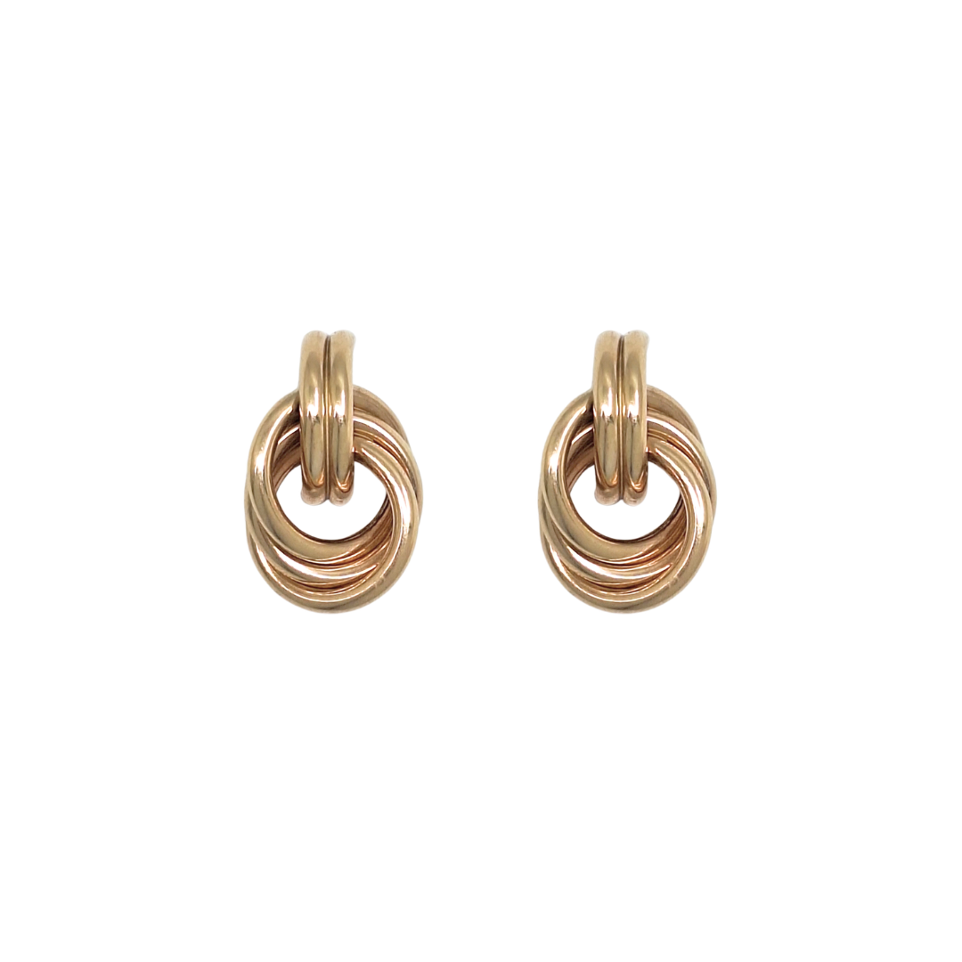 9ct Yellow Gold Drop Earrings