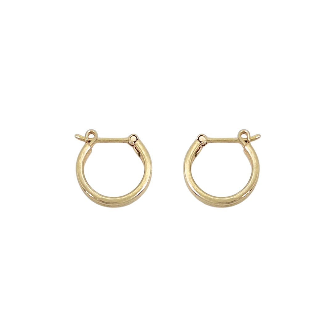 9ct Yellow Gold Huggies Earrings