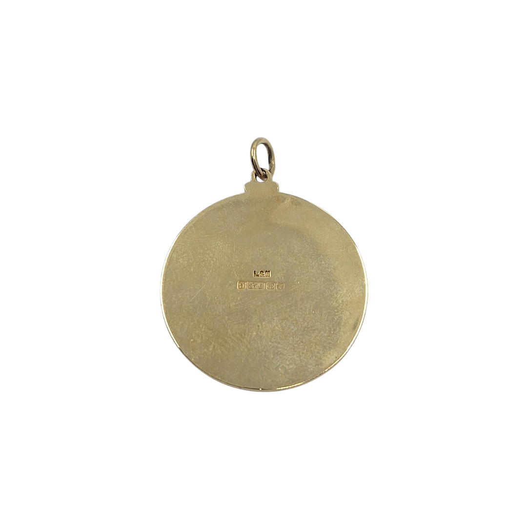 9ct Yellow Gold St Christopher Pendant