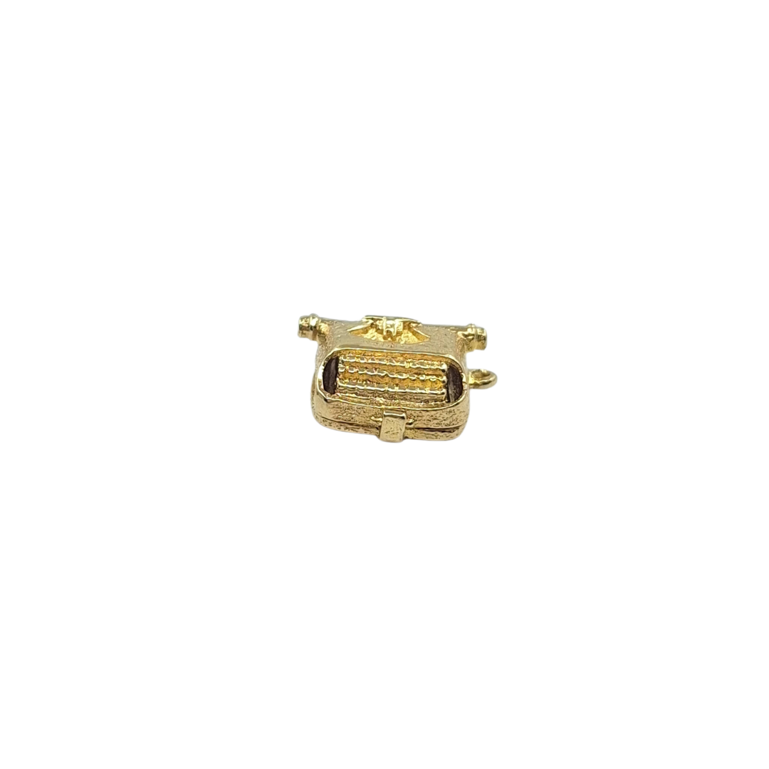 9ct Yellow Gold Hinged Typewriter Charm