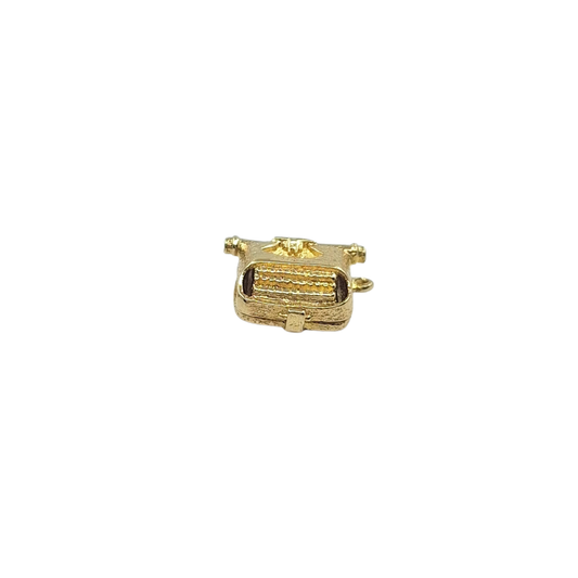 9ct Yellow Gold Hinged Typewriter Charm