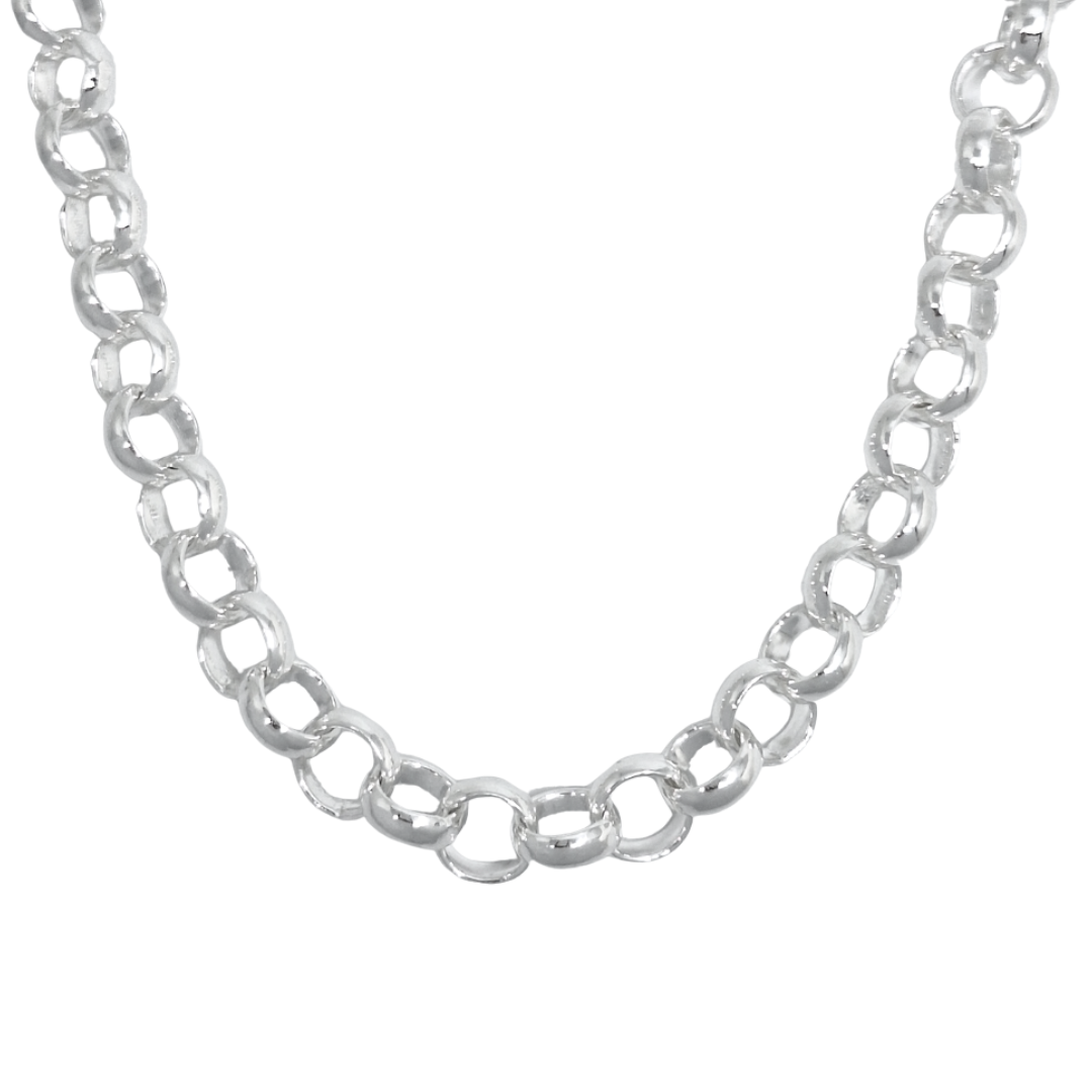 Sterling Silver Belcher Chain 22"