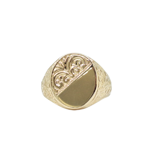 9ct Yellow Gold Signet Ring