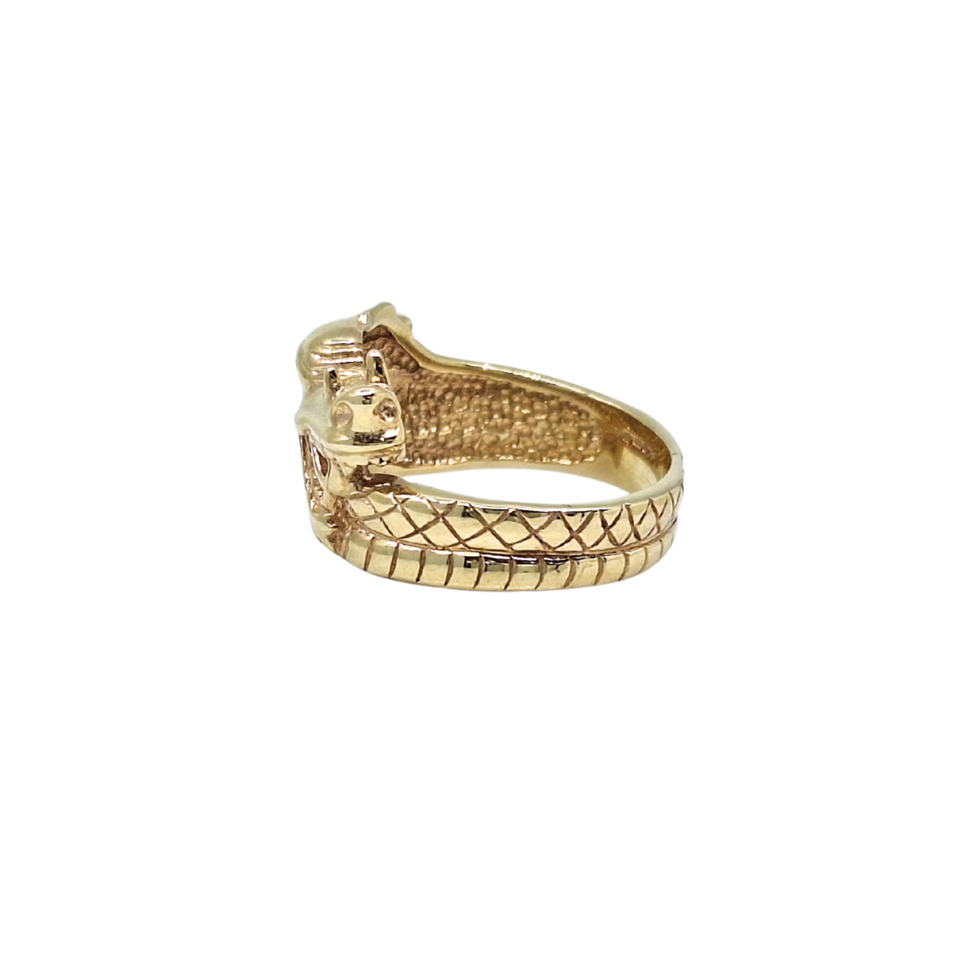 9ct Yellow Gold Dragon Ring