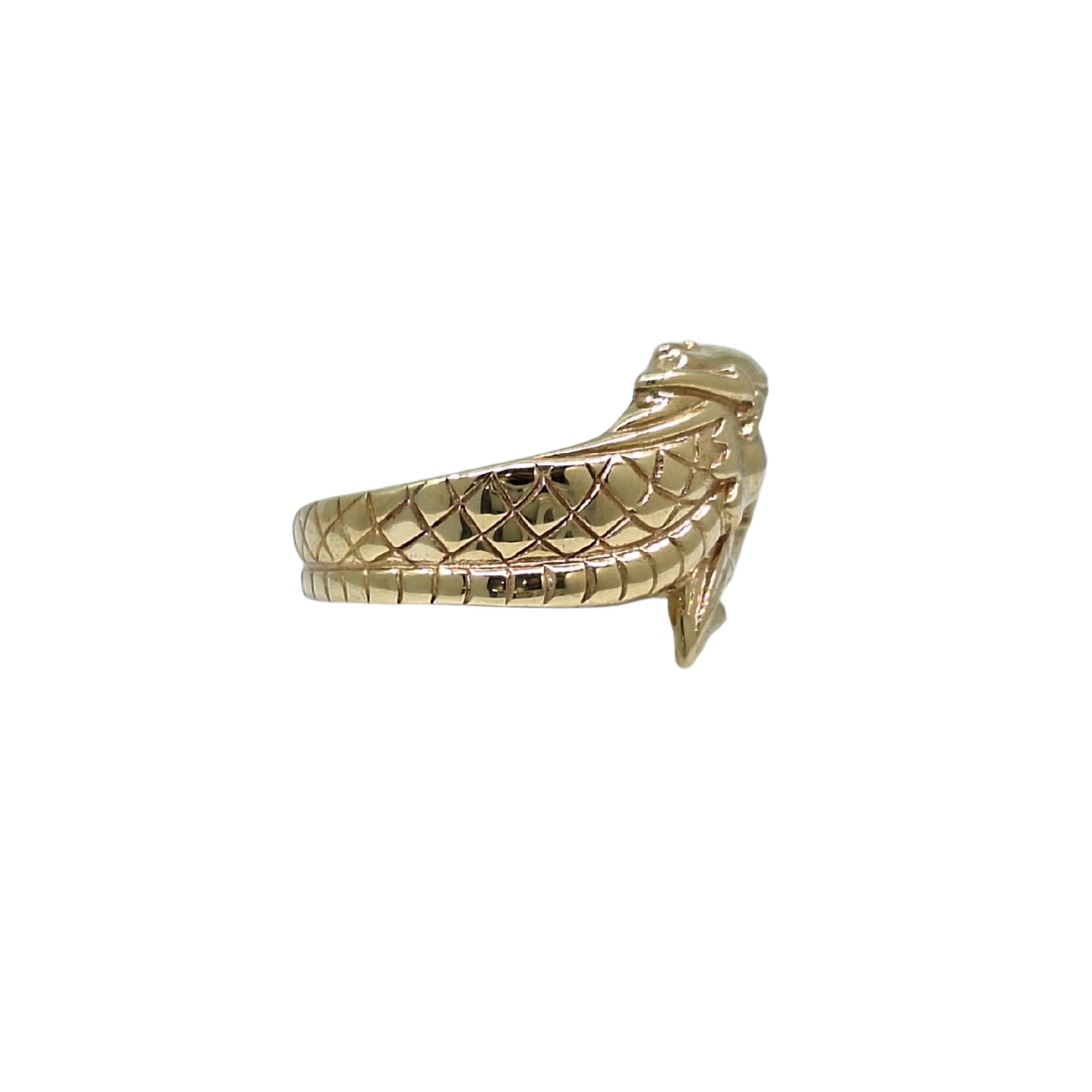 9ct Yellow Gold Dragon Ring
