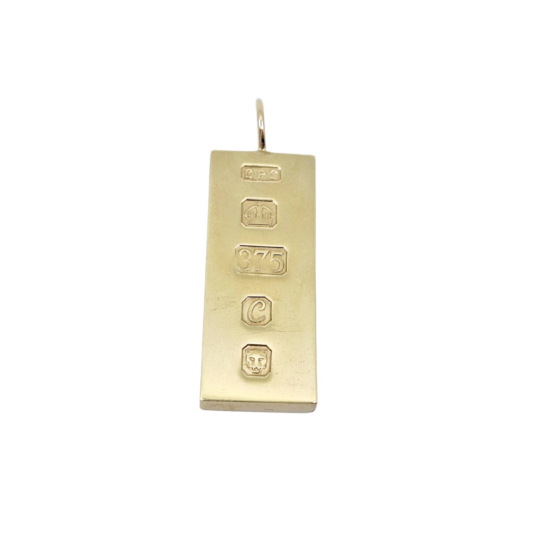 9ct Yellow Gold Ingot