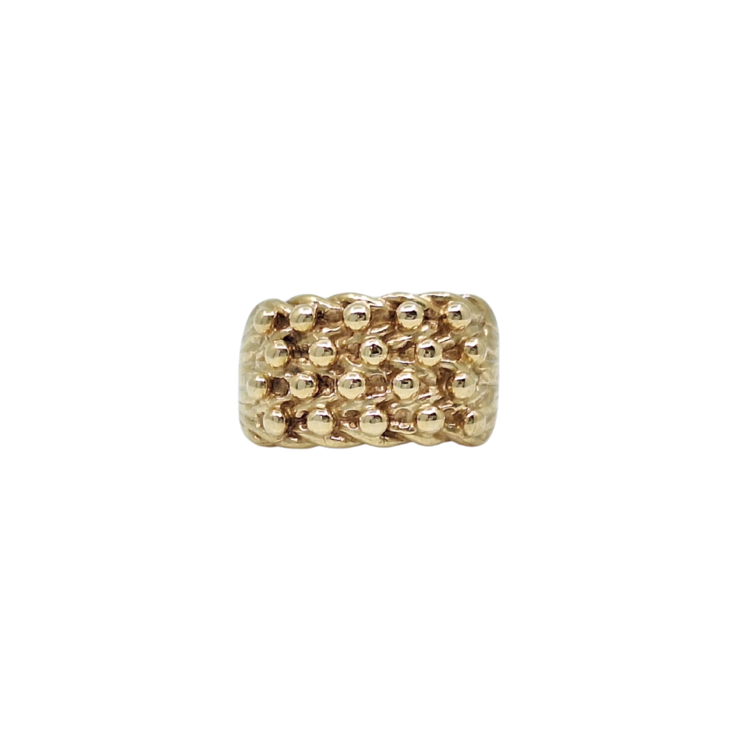 9ct Yellow Gold Keeper Ring