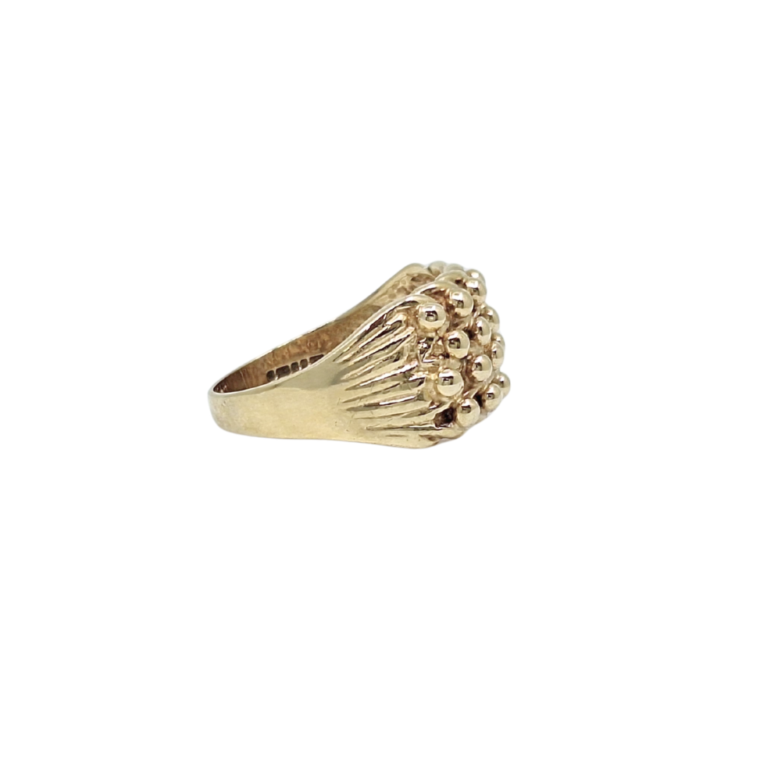 9ct Yellow Gold Keeper Ring