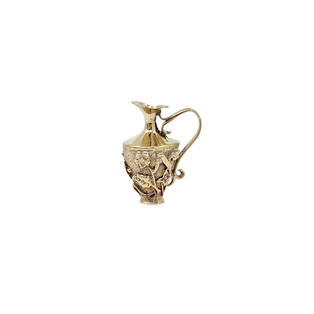 9ct Yellow Gold Decorative Jug Charm