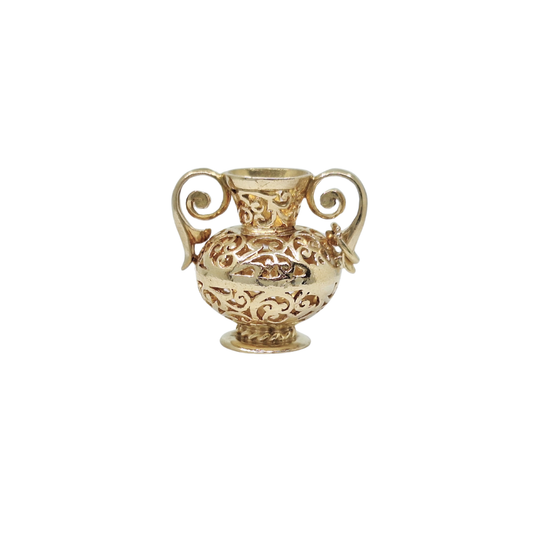 9ct Yellow Gold Vase Charm