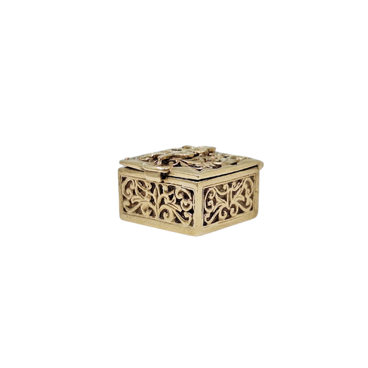 9ct Yellow Gold Trinket Box Charm