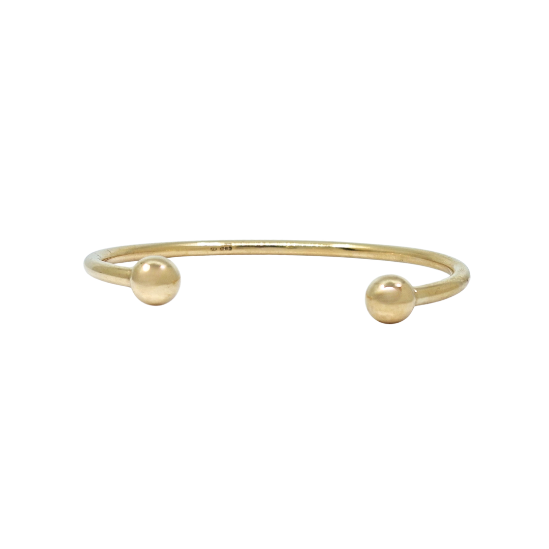 9ct Yellow Gold Torque Bangle