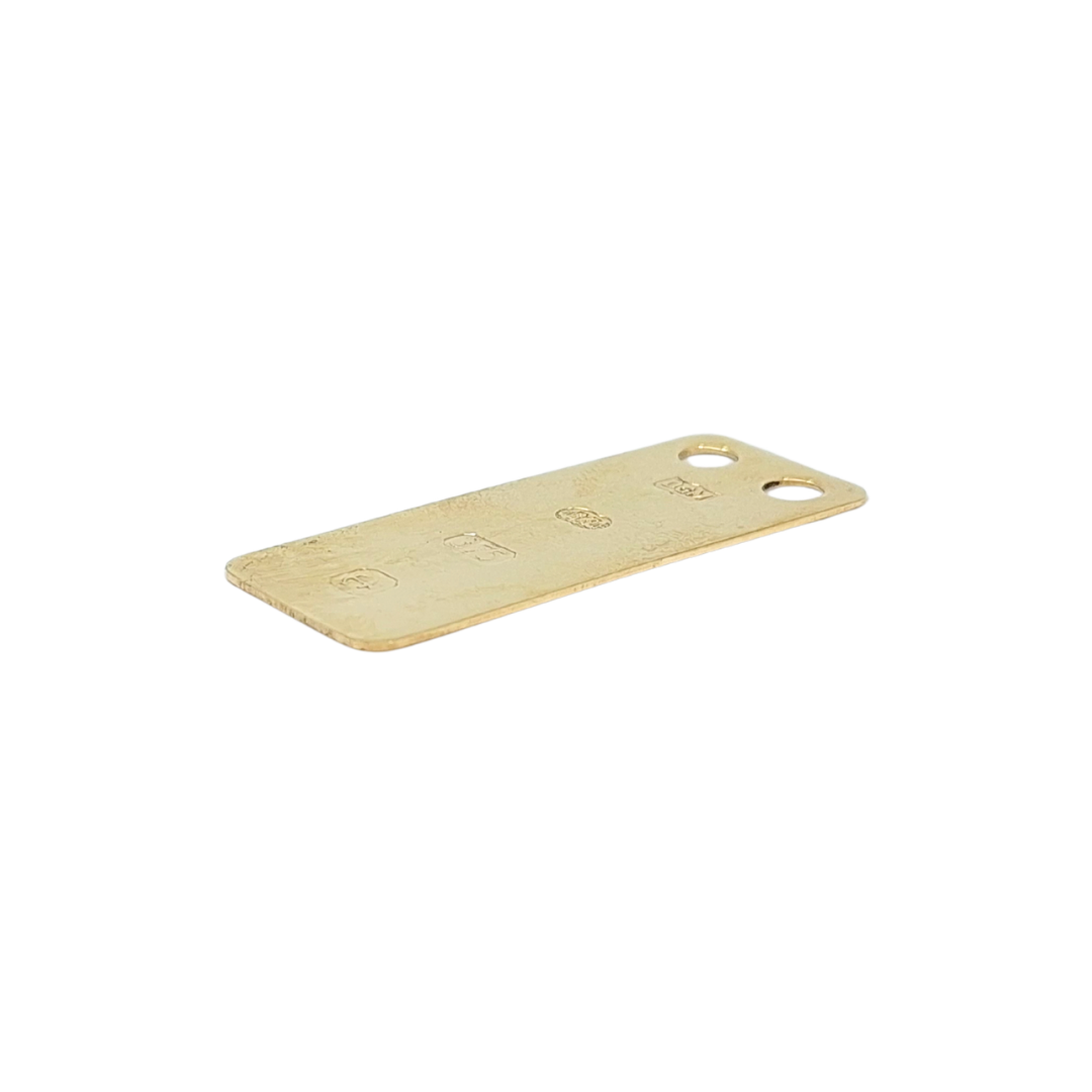 9ct Yellow Gold Ingot