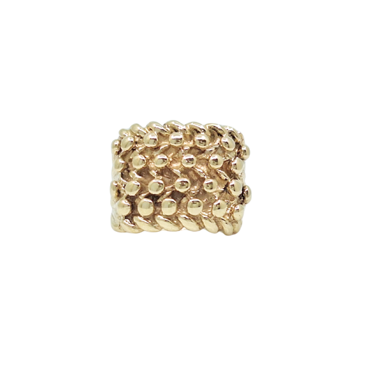 9ct Yellow Gold Keeper Ring