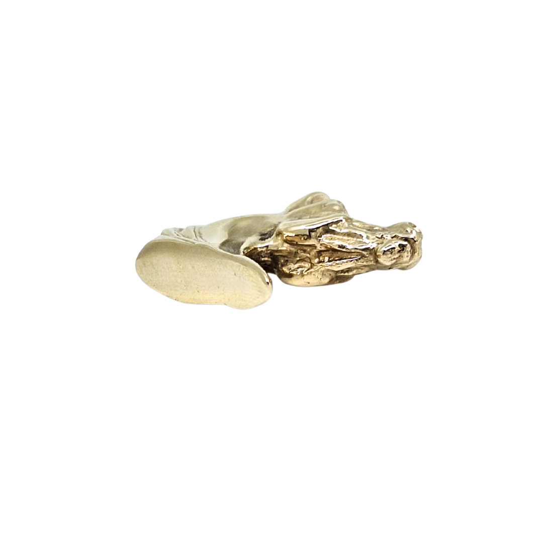 9ct Yellow Gold Horse Head Pendant
