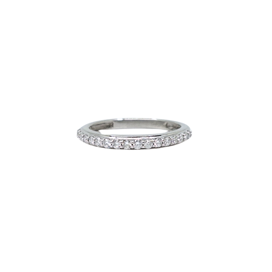 9ct White Gold Diamond Eternity Ring 0.25ct